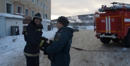 Учения на объектах с массовым пребыванием людей ГУ МЧС России по Магаданской области