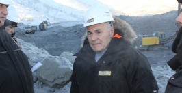 Строительство горного комбината на месторождении Наталка проинспектировал губернатор Пресс-служба Правительства региона