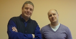 Хоккеисты Сергей Головин и Дмитрий Панченко Мария Золотарева, MagadanMedia