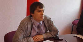 Алексей Попков - руководитель штаба студенческого самоуправления Виталий Моряков MagadanMedia