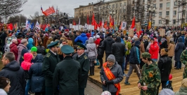 Митинг в Сквере Победы Александр Крылов, ИА MagadanMedia