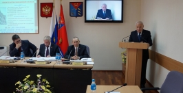 Губернатор Магаданской области отчитался перед областной думой Гужвенко Сергей ИА MagadanMedia