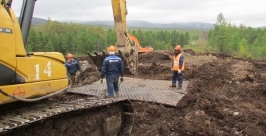 На Колыме энергостроители возводят дороги к ЛЭП по новой технологии Пресс-служба ДВУЭК