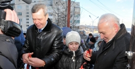 За день до Нового года в Магадане торжественно заселили дом на улице Энергостроителей Пресс-служба мэрии Магадана