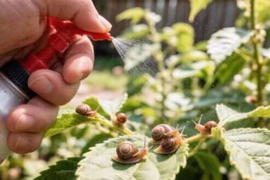 Дачники, 2 пшика из распылителя вечером: улитки и слизни скукожились за 5 секунд