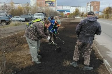 В КЗХ Магадана подвели итоги сентябрьского озеленения Мэрия Магадана