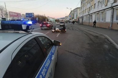 С места происшествия Госавтоинспекция УМВД России по Магаданской области