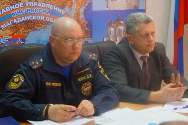 Любомир Муха и Андрей Белозерцев Мария Золотарева, MagadanMedia