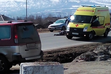 Водитель иномарки в Магадане насмерть сбил женщину Фото из социальных сетей