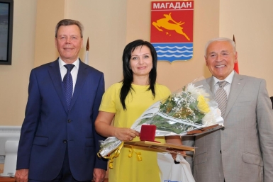 Награждение Пресс-служба мэрии Магадана