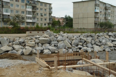 Восстановление моста через Магаданку Маргарита Ветошкина