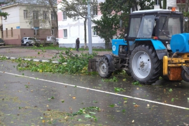 Последствия циклона пресс-служба администрации Южно-Сахалинска