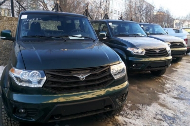 Четыре высокопроходимых УАЗа Пресс-служба Охотского теруправления Росрыболовства