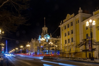 Фотопрогулка по вечернему Магадану Александр Крылов, ИА MagadanMedia
