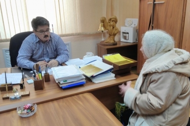 Анатолий Широков ведет прием граждан Из архива Анатолия Широкова