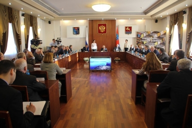 Совещание по итогам работы горнодобывающей отрасли Магаданской области в 2015 году и задач Управление информационной политики