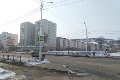 Переход на мосту через Магаданку Яков Радченко