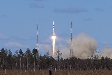 Ракета-носитель успешно стартовала в 11.01 по времени космодрома Дарья Червова, РИА PrimaMedia