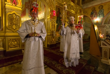 Пасхальное богослужение Александр Крылов, ИА MagadanMedia
