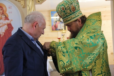 Губернатор получил медаль  Пресс-служба Правительства региона