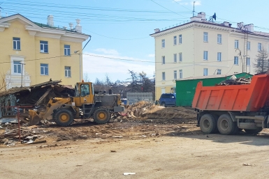 Снос сараев Из архива Михаила Котова