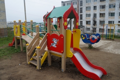 Детский городок в д/с № 39 Мария Золотарева, MagadanMedia
