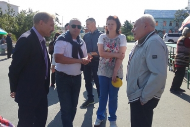 Владимир Печеный и Юрий Гришан Пресс-служба Правительства региона