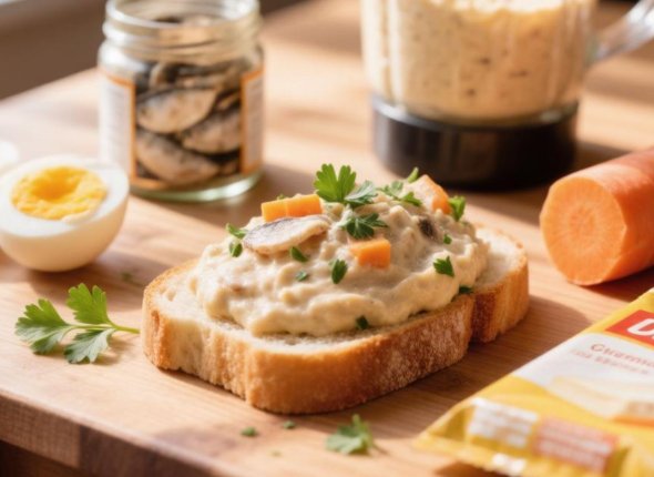 Беру 1 банку шпрот и сырок - готовлю сытную намазку на хлеб: Вкуснота за 7 минут
